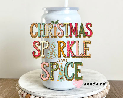 Christmas Sparkle Spice UV DTF Decal - Weefers