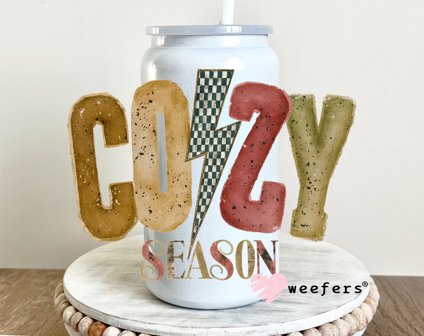 Cozy Season UV DTF 16oz Decal