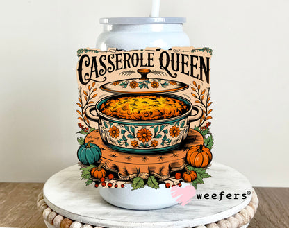 Casserole Queen UV DTF 16oz Decal