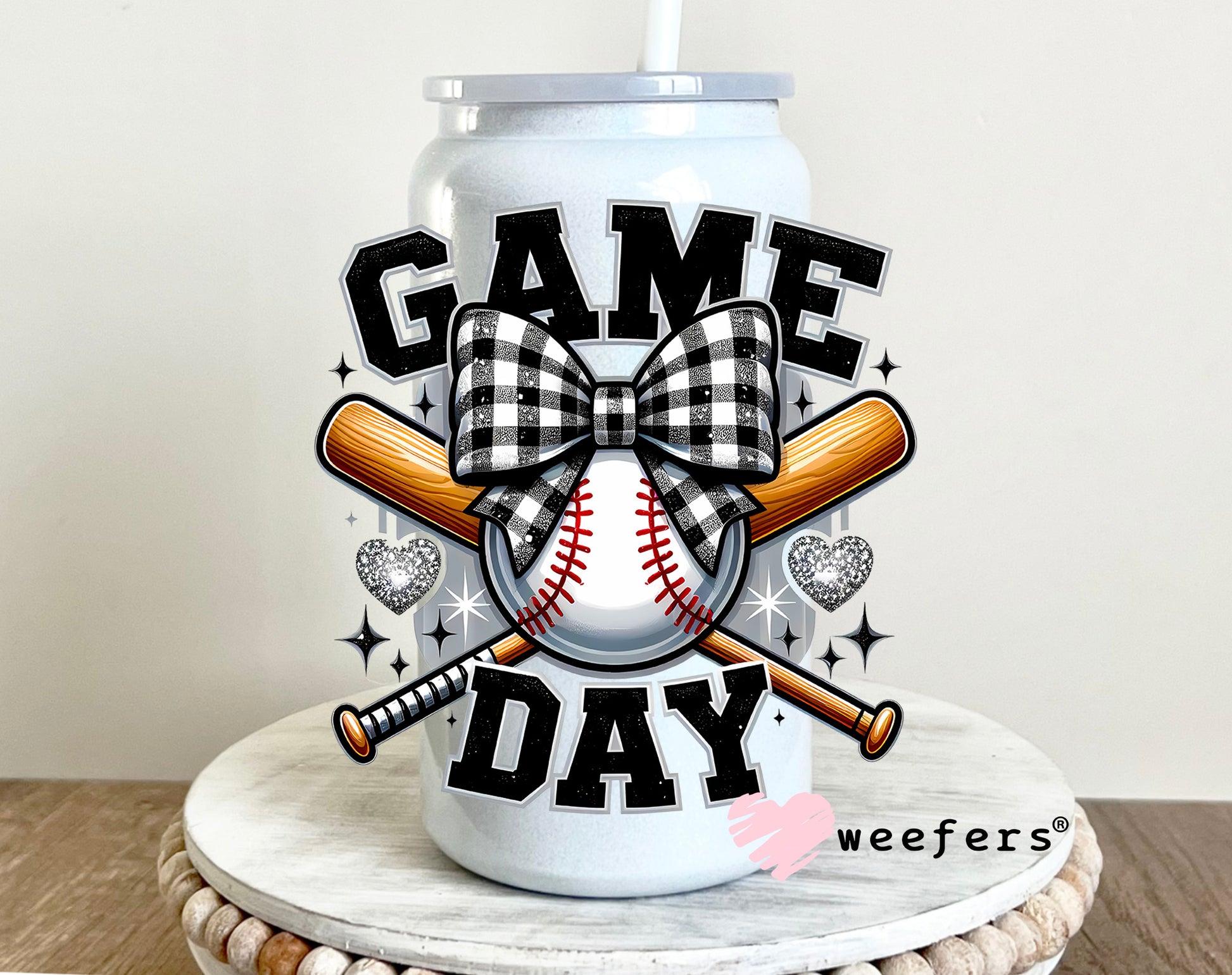 Game Day Baseball UV DTF Decal - Weefers