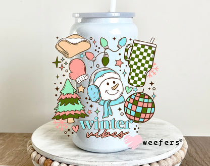 Favorite Winter Things UV DTF 16oz Decal