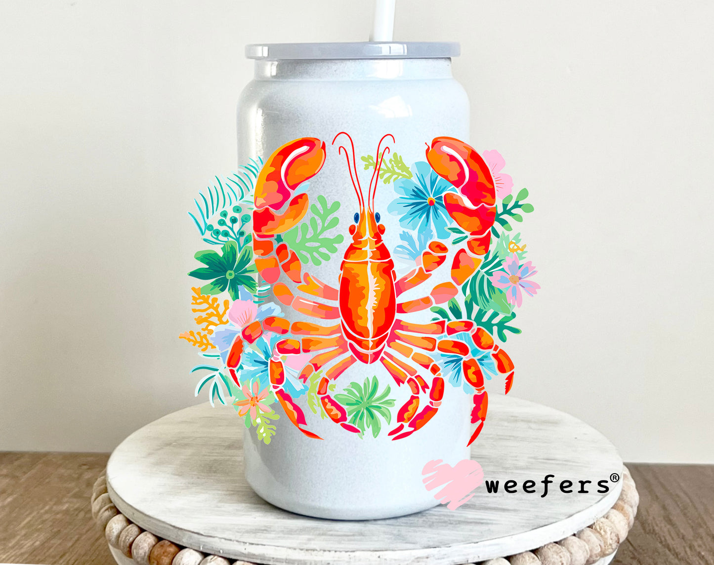 Preppy Lobster UV DTF Decal - Weefers