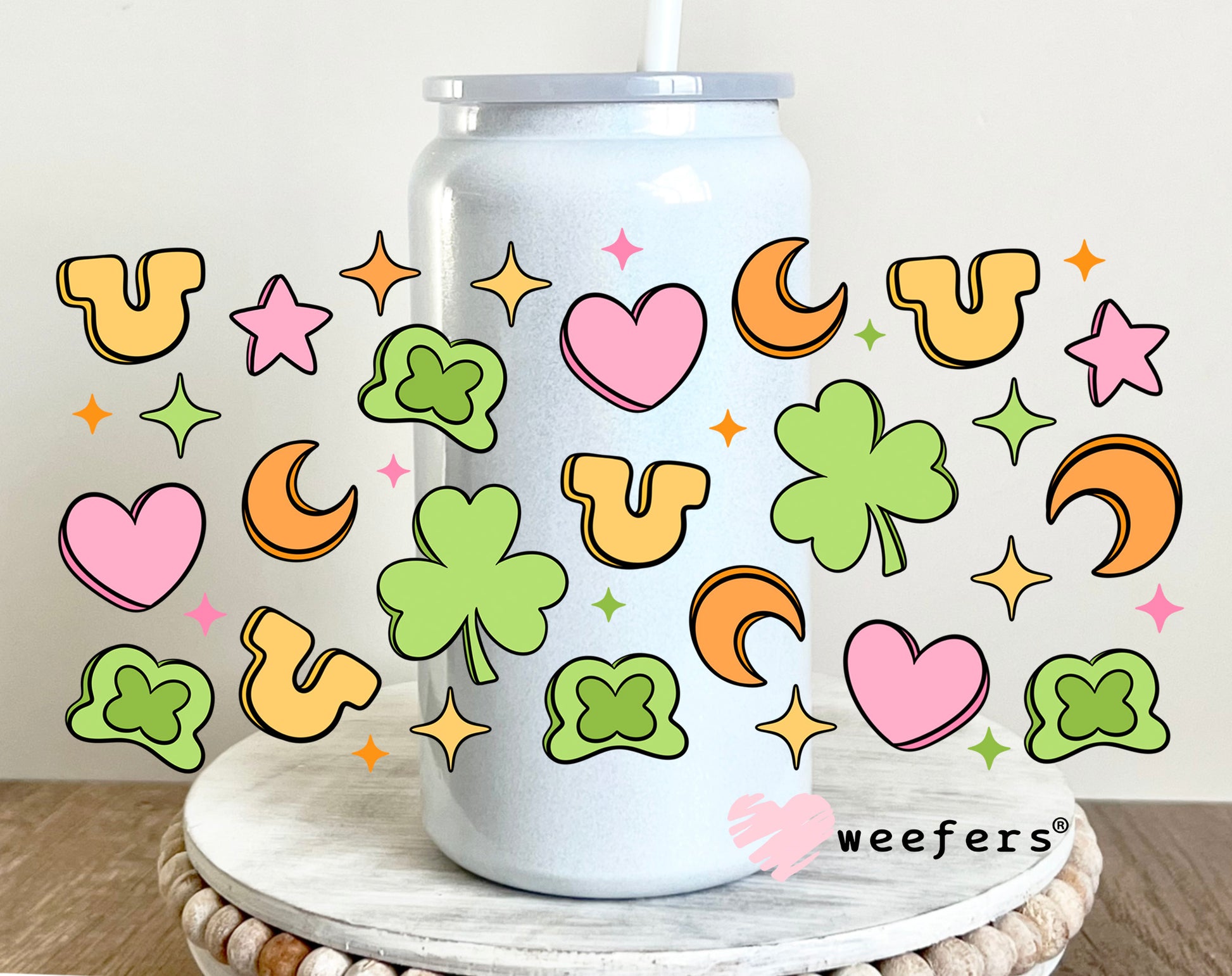 Lucky St Patrick's UV DTF Cup Wrap - Weefers