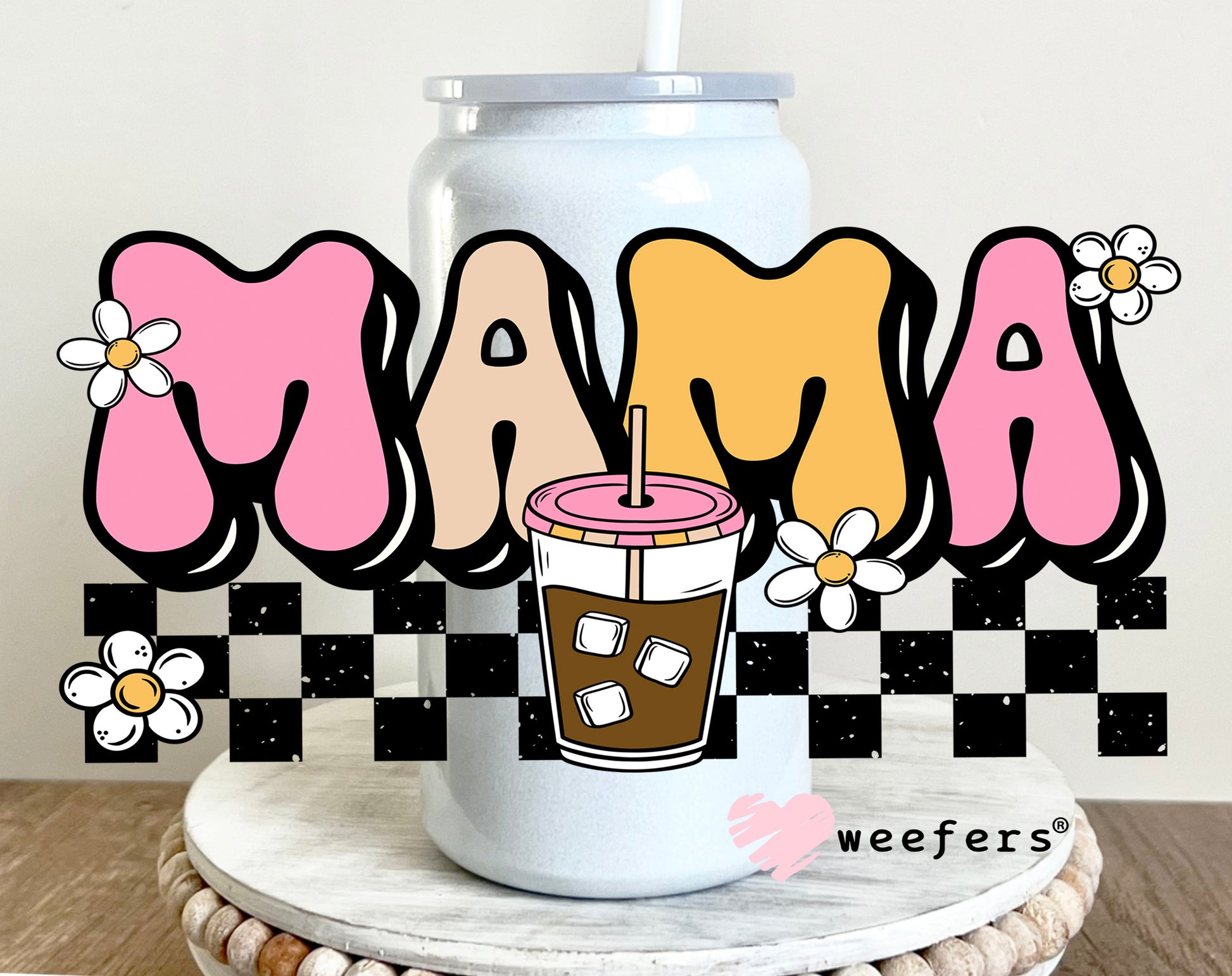 Mama Coffee UV DTF 16oz Decal