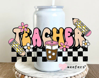 Teacher Coffee UV DTF 16oz Decal