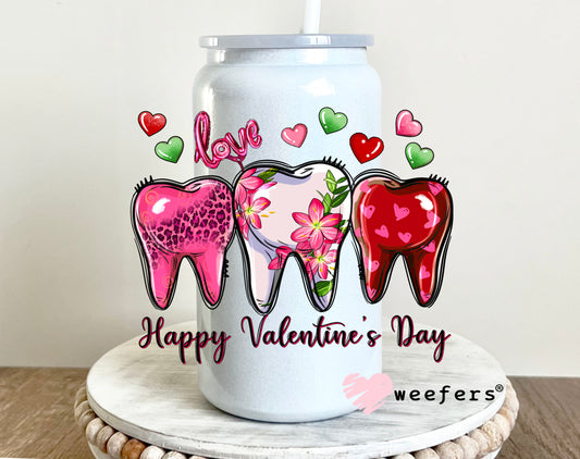 Dentist Valentine's Day UV DTF 16oz Decal