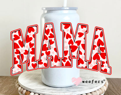 Mama Valentine UV DTF 16oz Decal