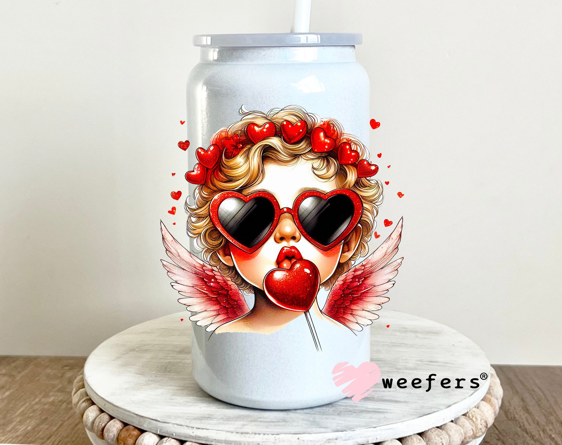 Cupid Valentine UV DTF 16oz Decal