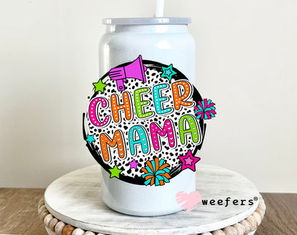 Cheer Mama Spots Colorful UV DTF 16oz Decal