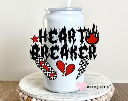 Heart Breaker Skateboard UV DTF 16oz Decal