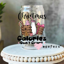 Load image into Gallery viewer, Christmas Calories Don&#39;t Count UV DTF Decal - Weefers
