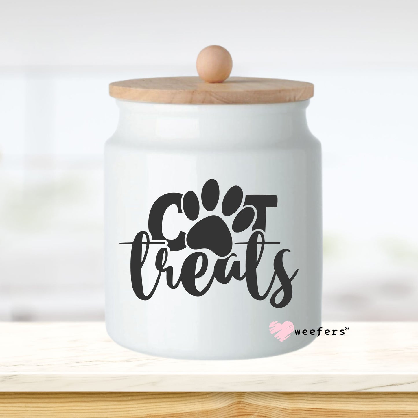 Cat Treats Paw UV DTF Decal Transfer - Weefers