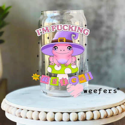 I'm Fucking Magical UV DTF Decal 16oz Libbey Glass Original Size Weefers
