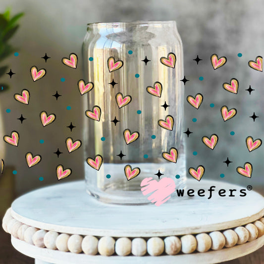 Spirit Lead Me Where my Faith is without Borders Sidekick UV DTF Cup Wrap - WEEFERS EXCLUSIVE WRAP 16oz Libbey Glass Original Size Weefers