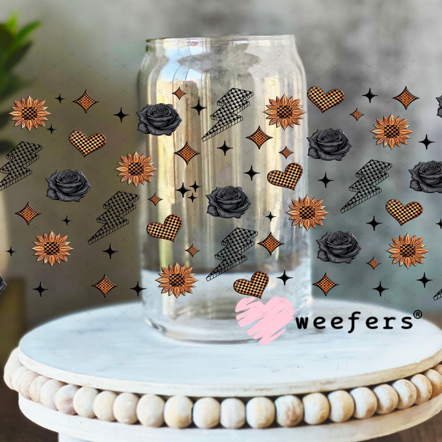 I Don't Need Tickets to your Sh$t Show Sidekick UV DTF Cup Wrap - WEEFERS EXCLUSIVE WRAP 16oz Libbey Glass Original Size Cup Wrap Weefers