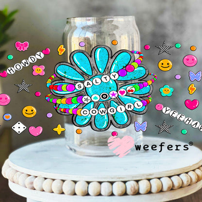 Salty Cowgirl Friendship Bracelets UV DTF Cup Wrap - Weefers Exclusive Wrap Weefers