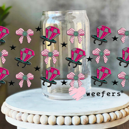 Magenta Ring Pops and Bows UV DTF Cup Wrap - Weefers® Exclusive Weefers