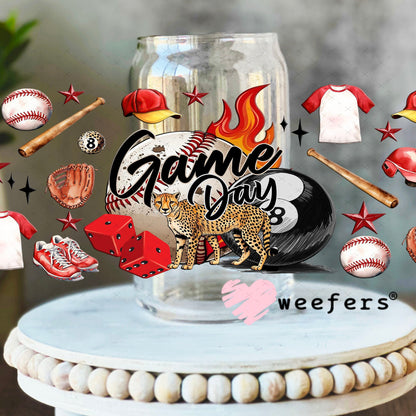 Game Day Bringing the Heat UV DTF Cup Wrap - Weefers Exclusive Wrap Weefers