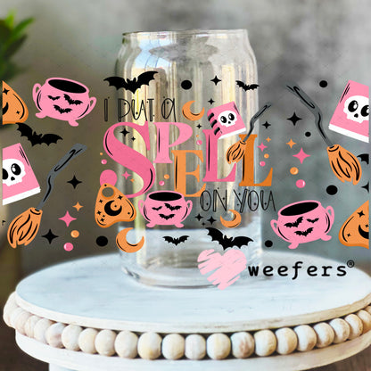I Put a Spell on You UV DTF Cup Wrap 16oz Libbey Glass Original Size Weefers