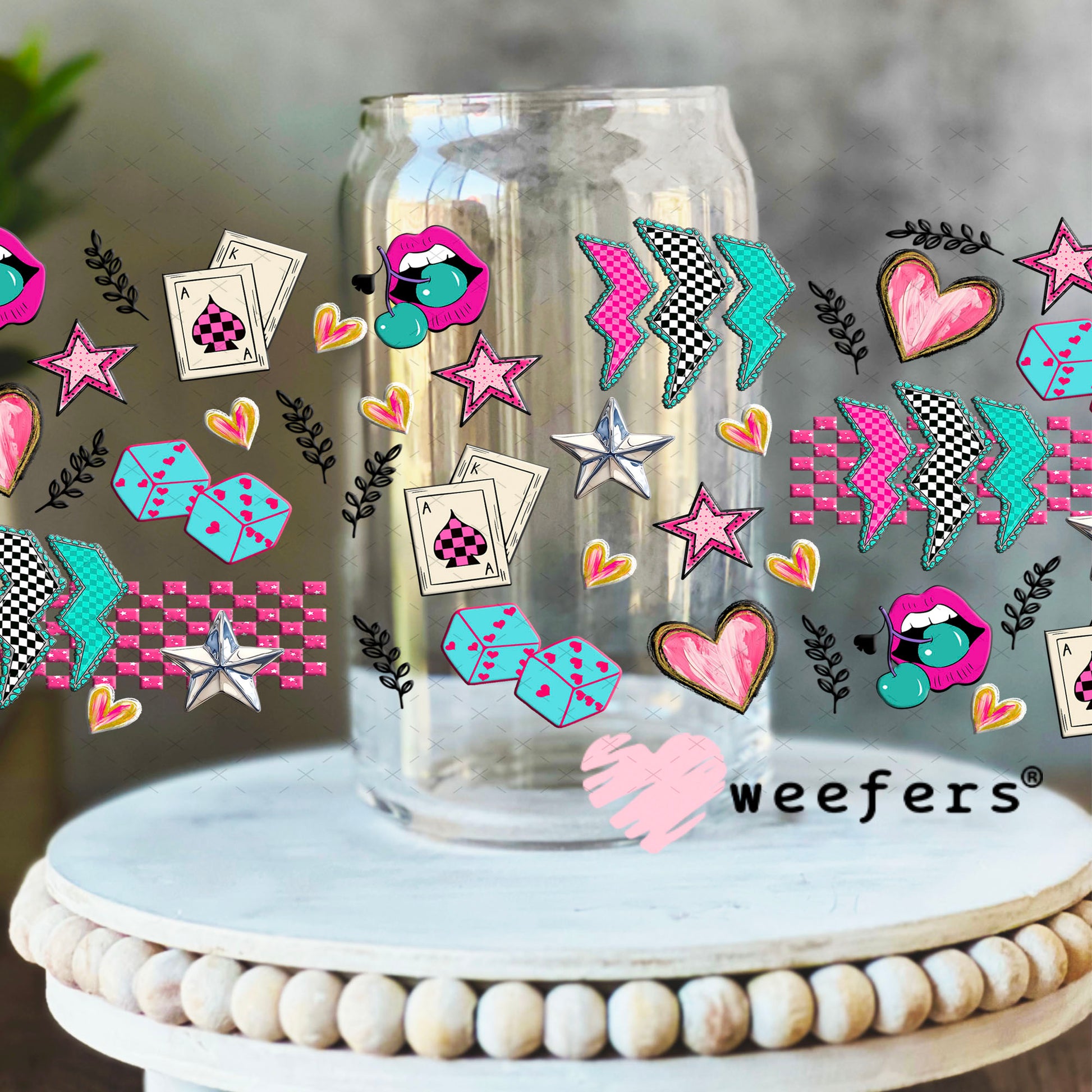 I heard you Liked the Wild Ones Sidekick UV DTF Cup Wrap - Weefers Exclusive 16oz Libbey Glass Original Size Cup Wrap Weefers