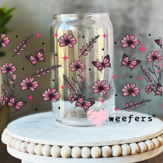 I Like Books More Than I Like People Sidekick UV DTF Cup Wrap - Weefers Exclusive 16oz Libbey Glass Original Size Weefers