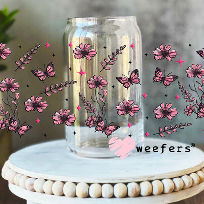 I Like Books More Than I Like People Sidekick UV DTF Cup Wrap - Weefers Exclusive 16oz Libbey Glass Original Size Cup Wrap Weefers