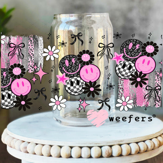 You're Only as Cool as You Treat People Sidekick UV DTF Cup Wrap - Weefers Exclusive 16oz Libbey Glass Original Size Weefers