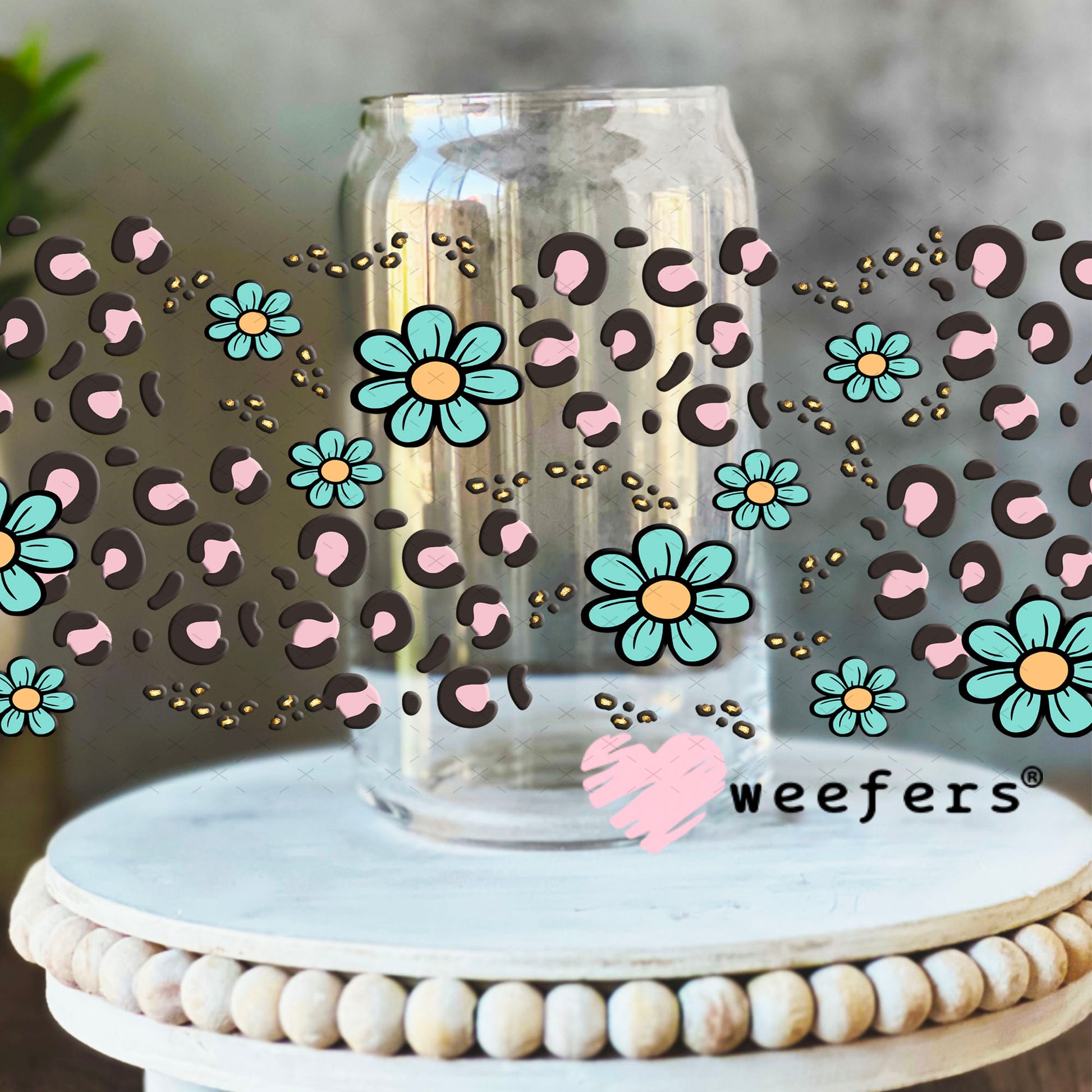 Put on Some Old Time Rock N Roll UV DTF Sidekick Cup Wrap - Weefers Exclusive 16oz Libbey Glass Original Size Cup Wrap Weefers