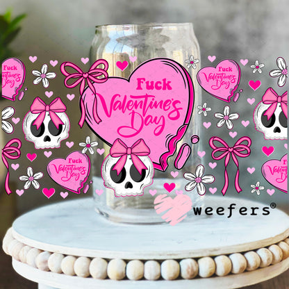 UV DTF Cup Wrap – F Valentine's Day Anti 16oz Libbey Glass Original Size Weefers