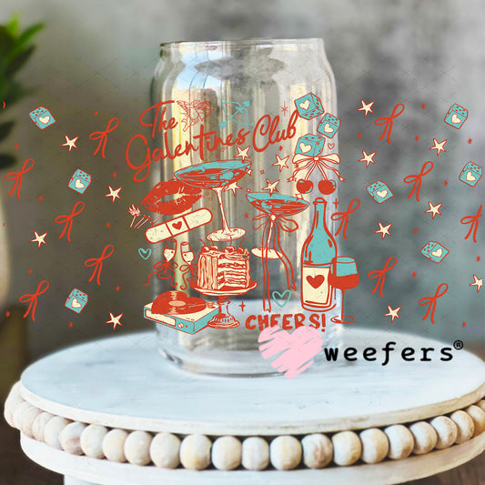 UV DTF Cup Wrap – The Galantine's Club - Weefers Exclusive 16oz Libbey Glass Original Size Weefers