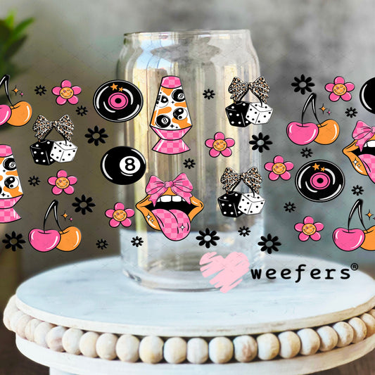 UV DTF Cup Wrap – Sorry for What My Face Said Sidekick - Weefers® Exclusive 16oz Libbey Glass Original Size Cup Wrap Weefers