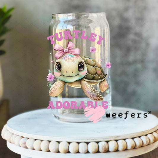 UV DTF Decal - Turtley Adorable Lilac