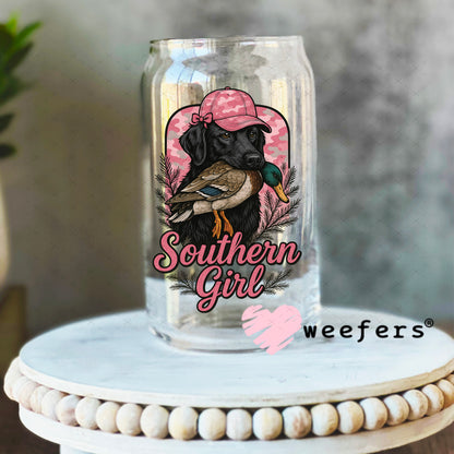 UV DTF Decal - Southern Girl 16oz Libbey Glass Original Size Weefers