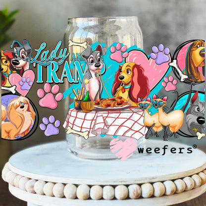 UV DTF Cup Wrap – Lady Tram 16oz Libbey Glass Original Size Weefers