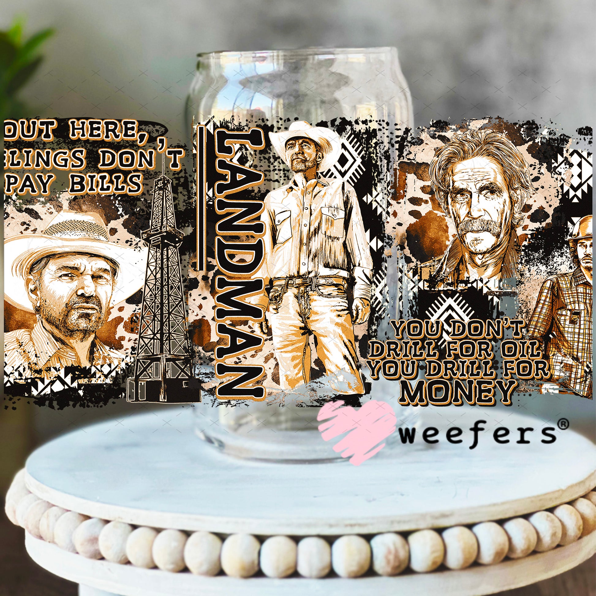 UV DTF Cup Wrap – Landman Ver 1 16oz Libbey Glass Original Size Weefers