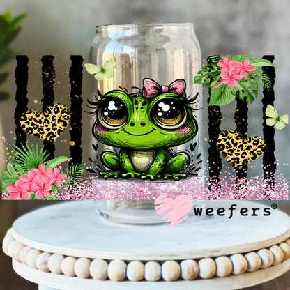 UV DTF Cup Wrap – Bougee Frog 16oz Libbey Glass Original Size Weefers