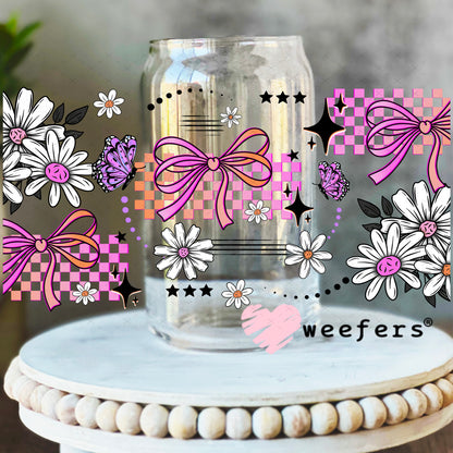 UV DTF Cup Wrap – Love Yourself Loudly Elements 16oz Libbey Glass Original Size Weefers