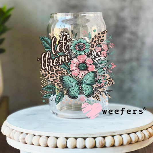 UV DTF Decal - Let Them Mint and Pink