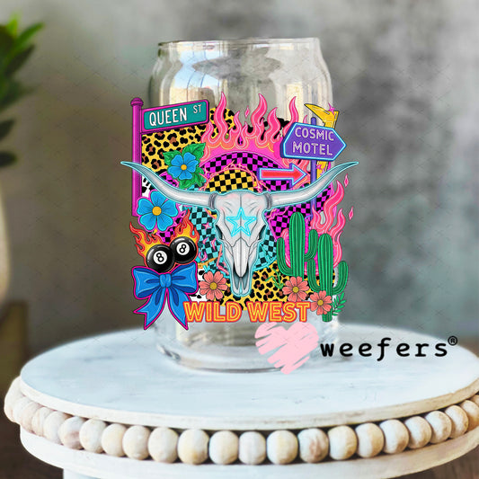 UV DTF Decal - Cosmic Hotel Wesern