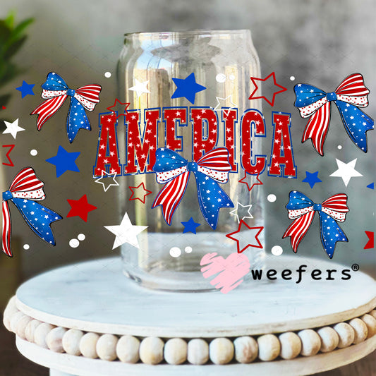 UV DTF Cup Wrap – America 16oz Libbey Glass Original Size Weefers