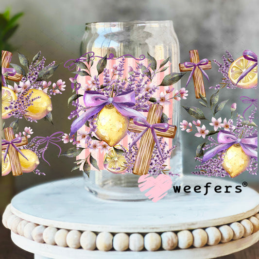 UV DTF Cup Wrap – Zesty Lemon Cross