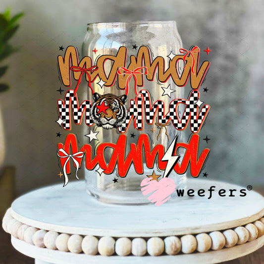 UV DTF Decal - Mama Stacked Western 16oz Libbey Glass Original Size Weefers