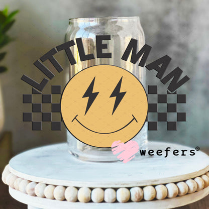 UV DTF Decal - Little Man 16oz Libbey Glass Original Size Weefers
