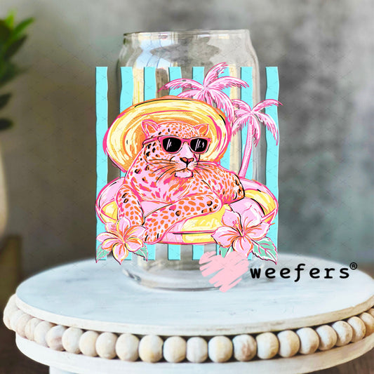 UV DTF Decal - Summer Panter 16oz Libbey Glass Original Size Weefers
