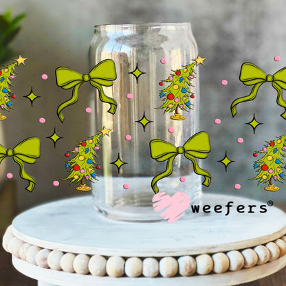 UV DTF Cup Wraps - Whos Who Tree 16oz Libbey Glass Original Size Weefers