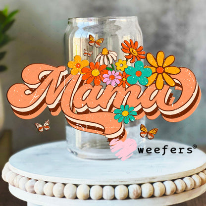 UV DTF Decal - Mama Boho 16oz Libbey Glass Original Size Weefers