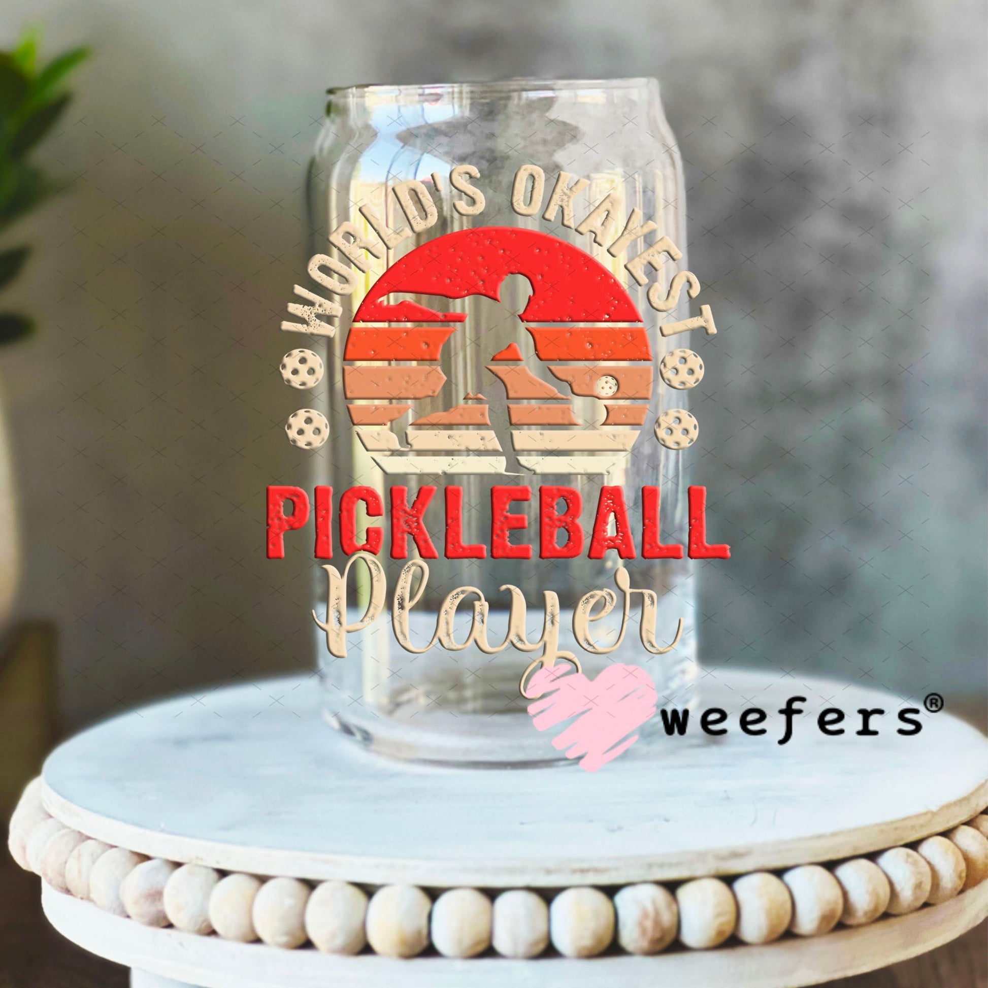 UV DTF Decal - Later Gator 16oz Libbey Glass Original Size Weefers