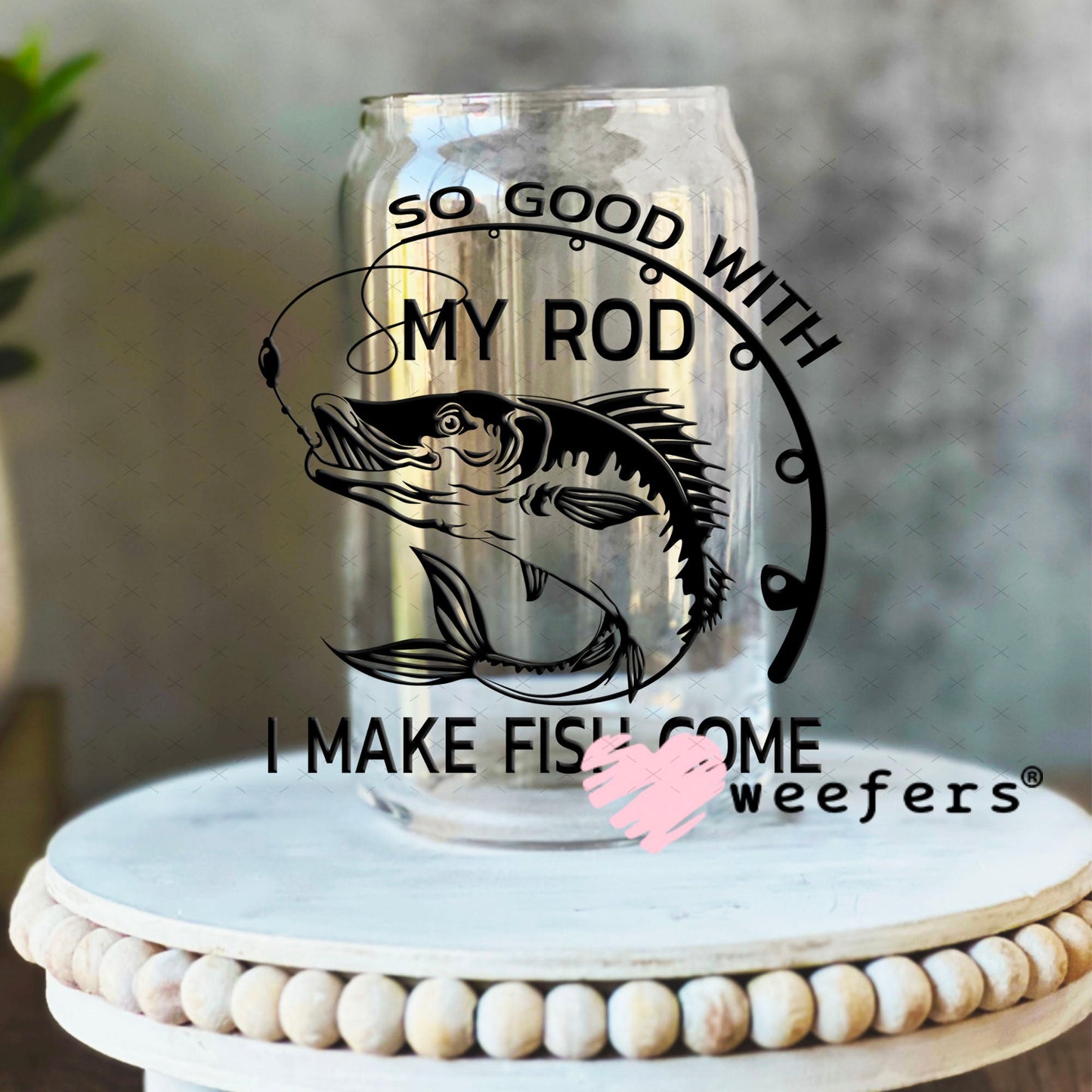 UV DTF Decal - Later Gator 16oz Libbey Glass Original Size Weefers