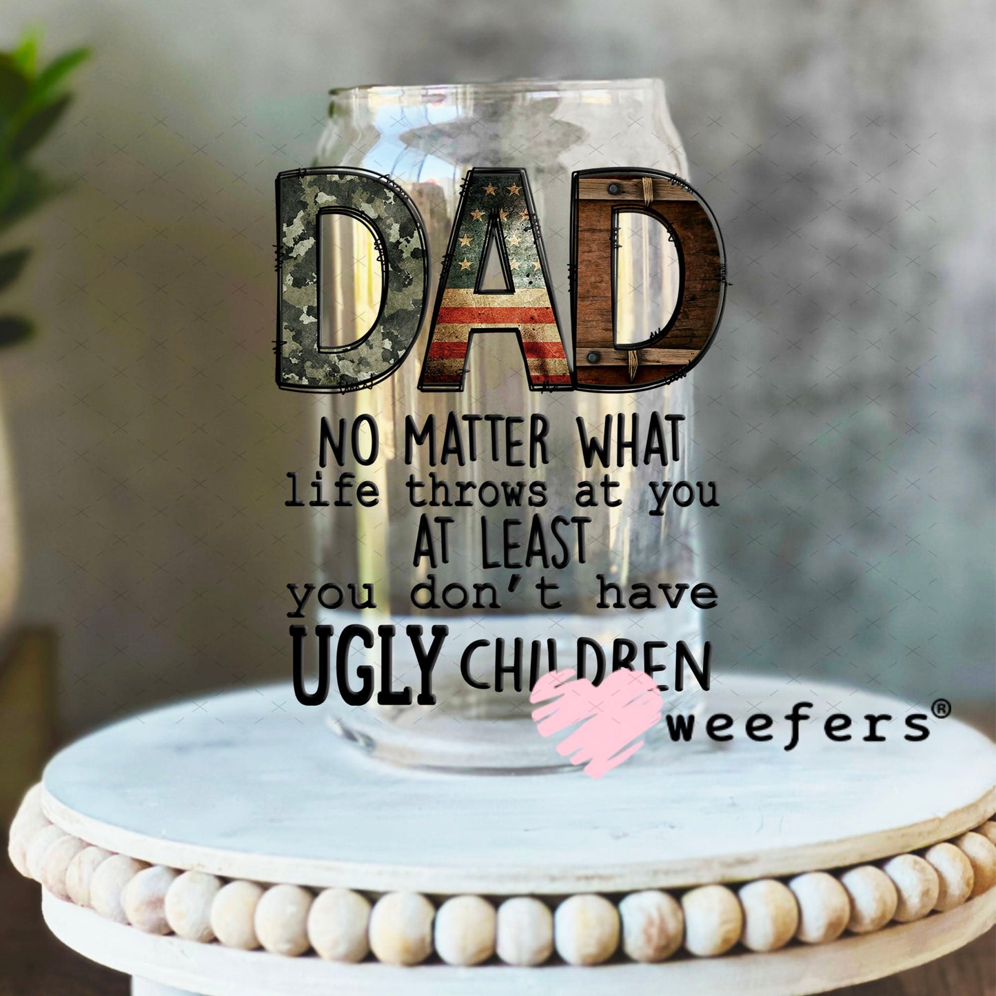 UV DTF Decal - Later Gator 16oz Libbey Glass Original Size Weefers