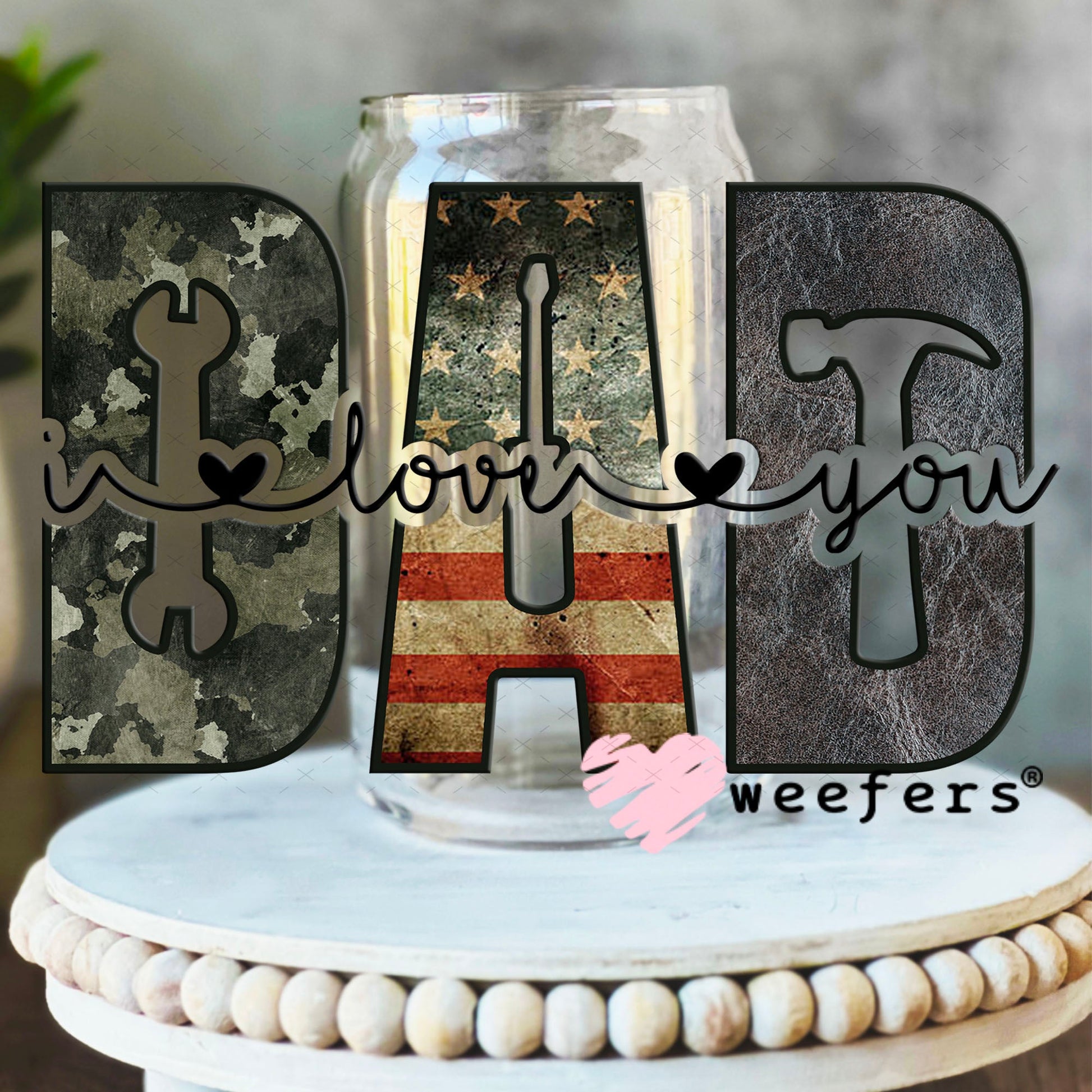 UV DTF Decal - Later Gator 16oz Libbey Glass Original Size Weefers